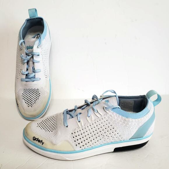 Gravity Defyer G-Defy Jenni Knit Athletic Shoes White Plantar Fasciitis Pain 8 - Picture 2 of 12